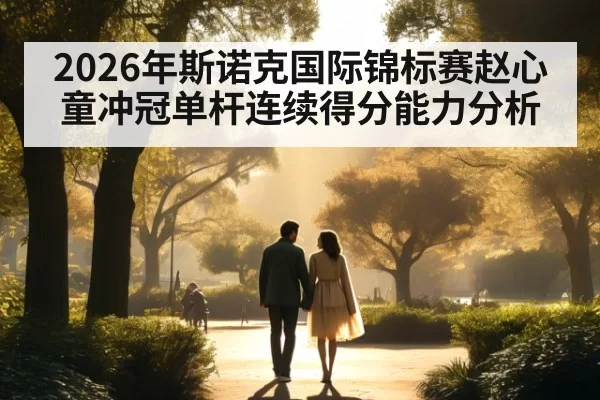 2026年斯诺克国际锦标赛赵心童冲冠单杆连续得分能力分析